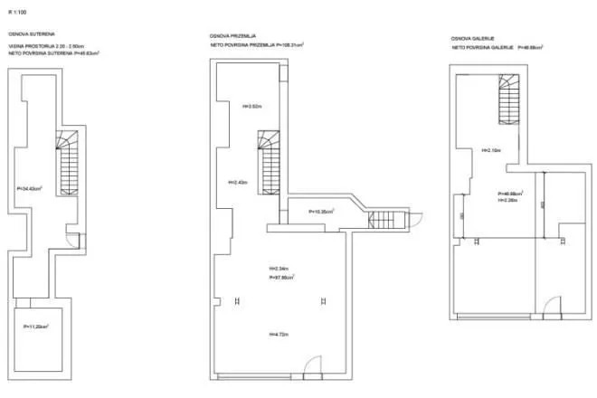 Rent, office space, 107m², Slavija, Vračar Sve Podlokacije
