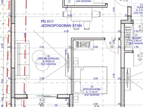 Sale, one bedroom apartment, 49m², Zeleni Pojas, Bar - image 14