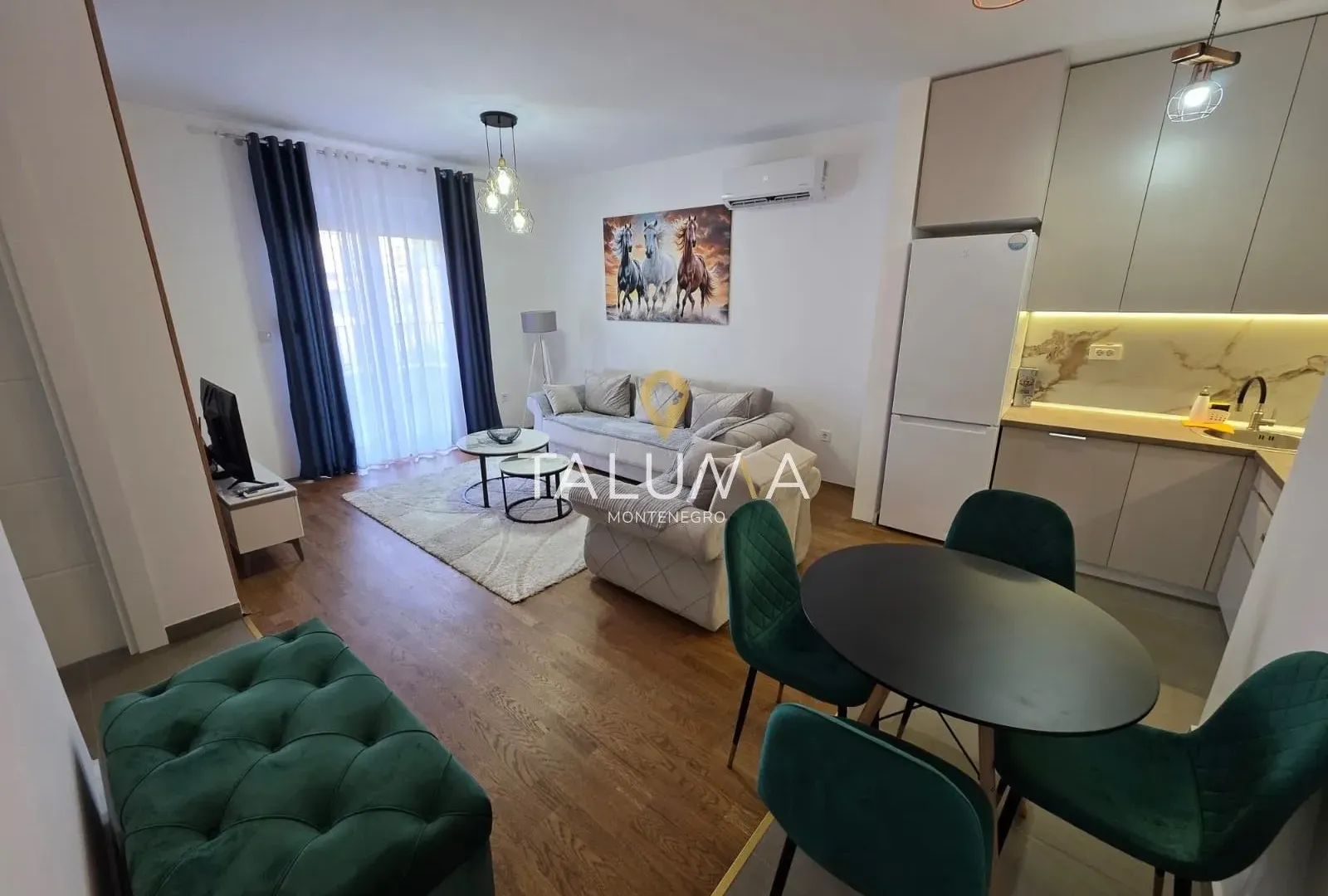 Rent, one bedroom apartment, 56m², City Kvart, Podgorica