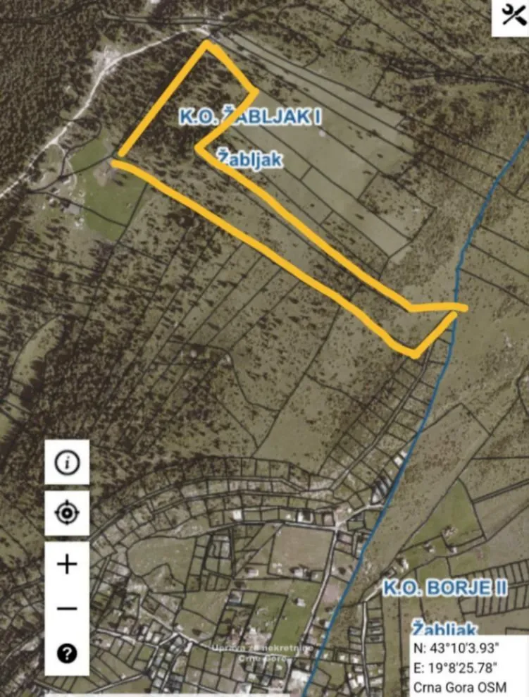 Prodaja, plac, 40032m², Žabljak, Crna Gora