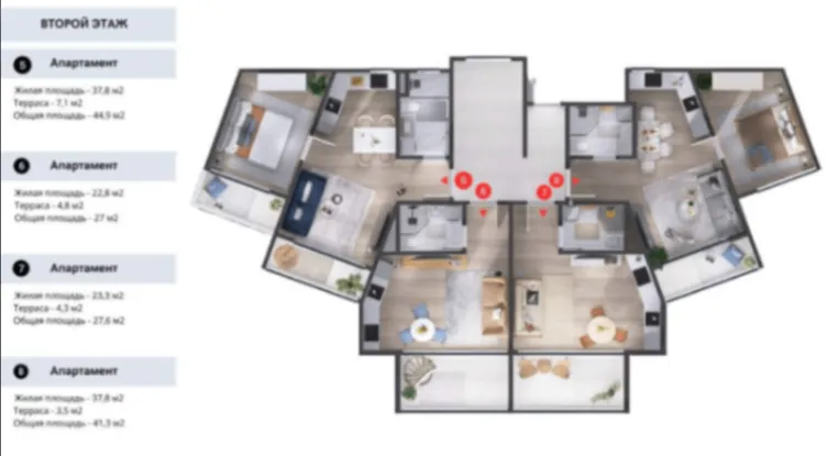 Prodaja, stan, 45m², Tivat, Crna Gora