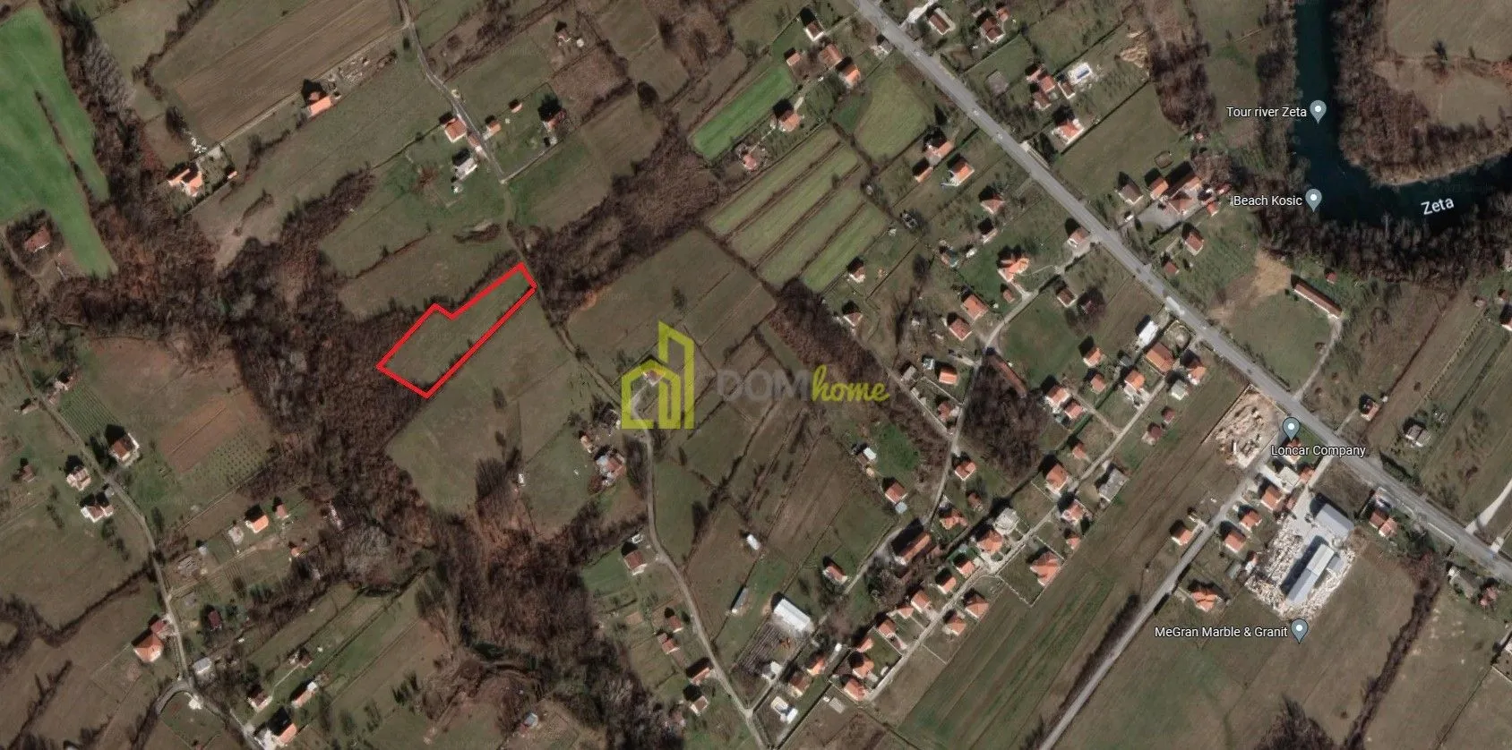Prodaja, plac, 2730m², Kosić, Danilovgrad
