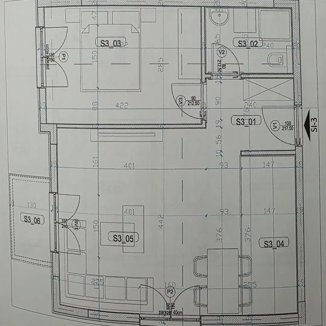 Prodaja, jednosoban stan, 49m², Tološi, Podgorica