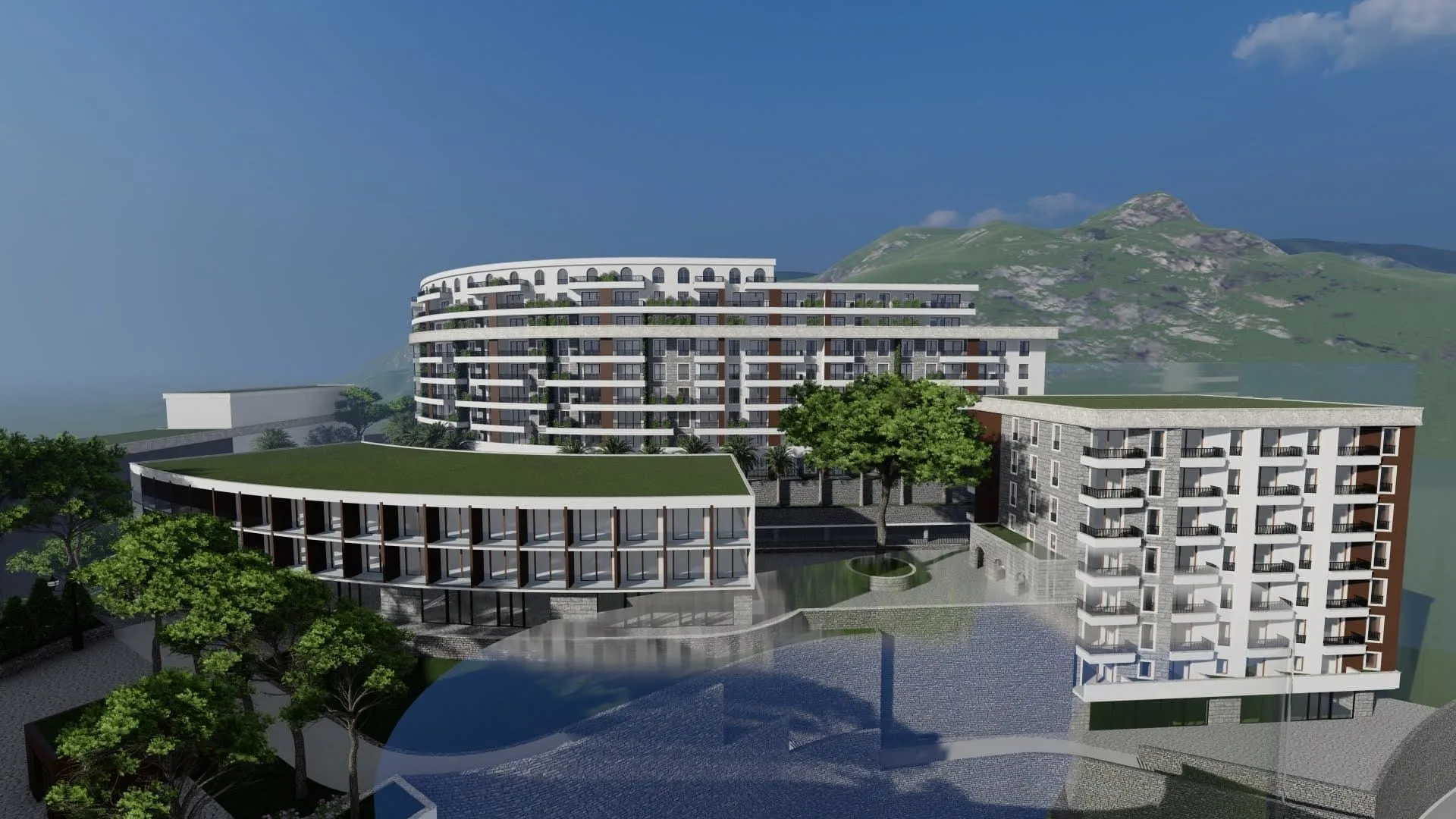 Sale, two bedroom apartment, 42m², Bečići, Budva