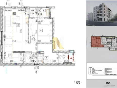 Prodaja, jednosoban stan, 51m², Grbavica, Novi Sad Sve Podlokacije