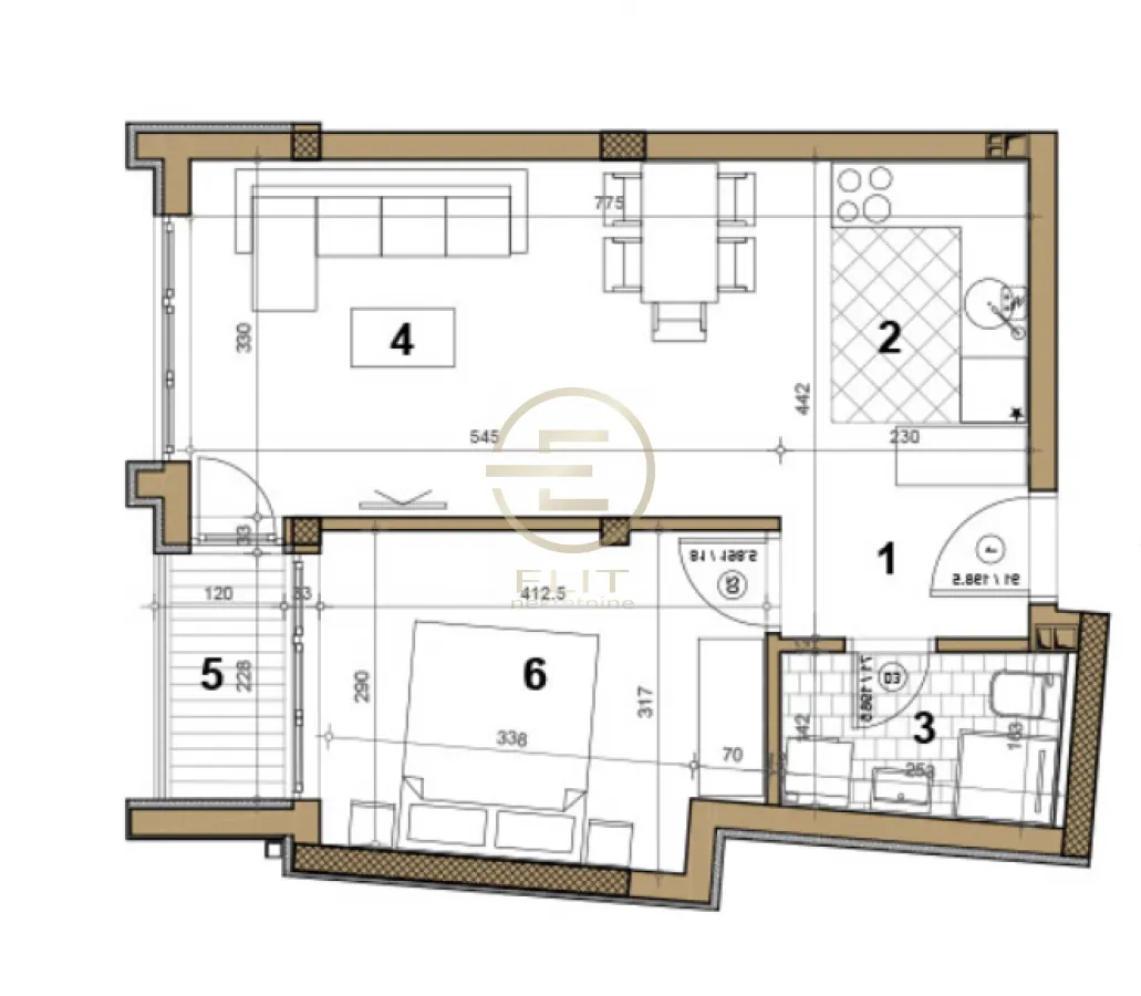 Prodaja, dvosoban stan, 45m², Rotkvarija, Novi Sad Sve Podlokacije