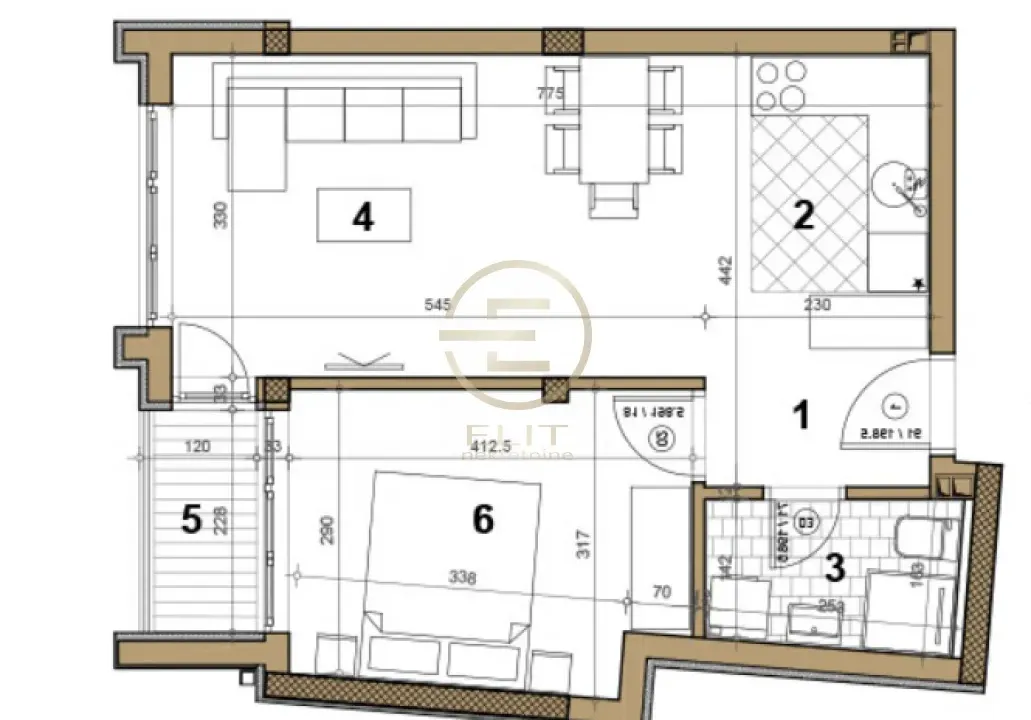 Prodaja, dvosoban stan, 45m², Rotkvarija, Novi Sad Sve Podlokacije