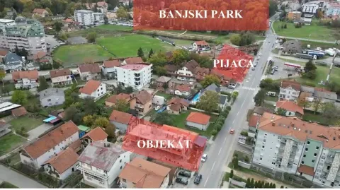 Pogled iz vazduha na gradsko naselje sa ucrtanim lokacijama. - image 3