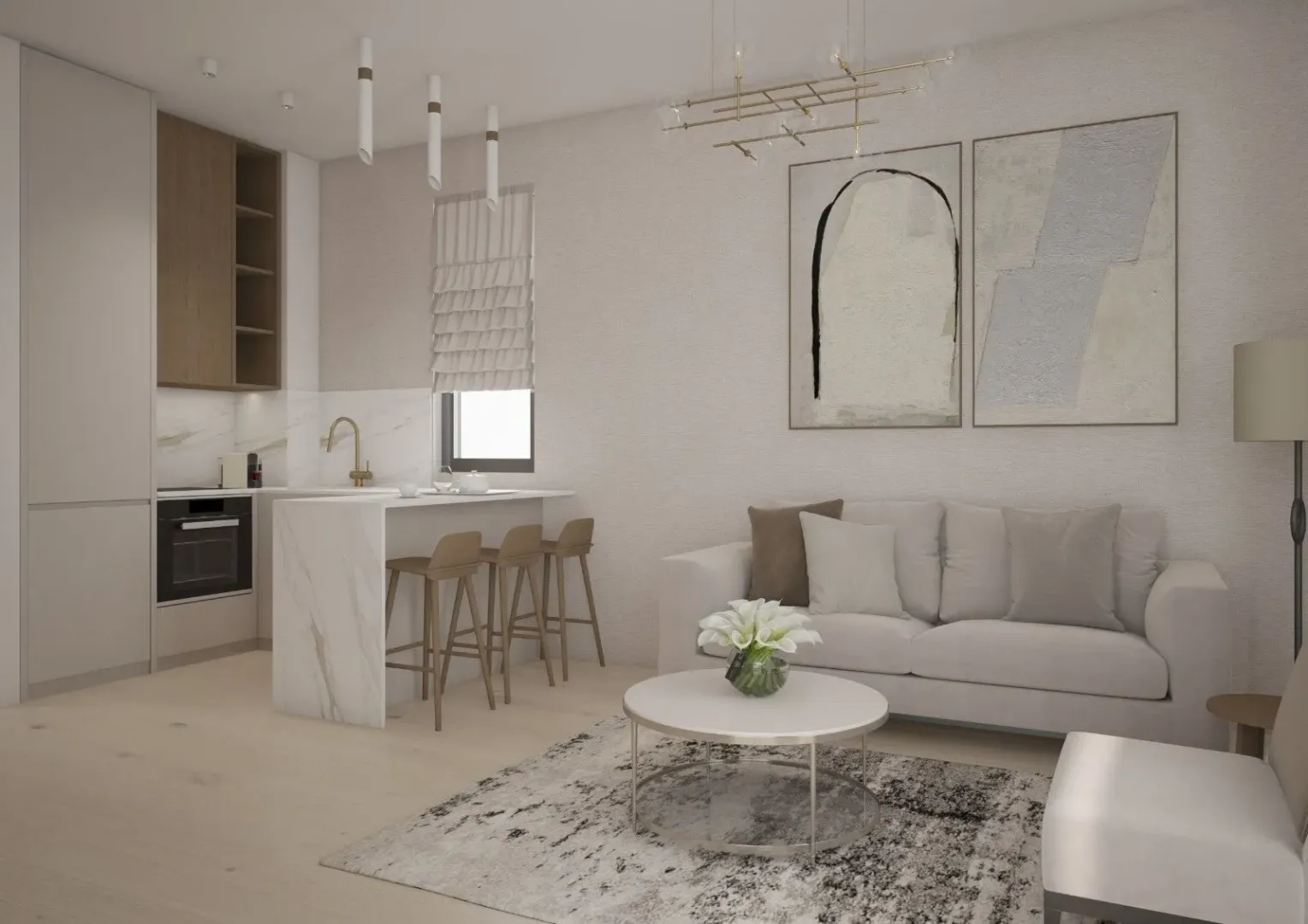 Sale, two bedroom apartment, 45m², Bečići, Budva