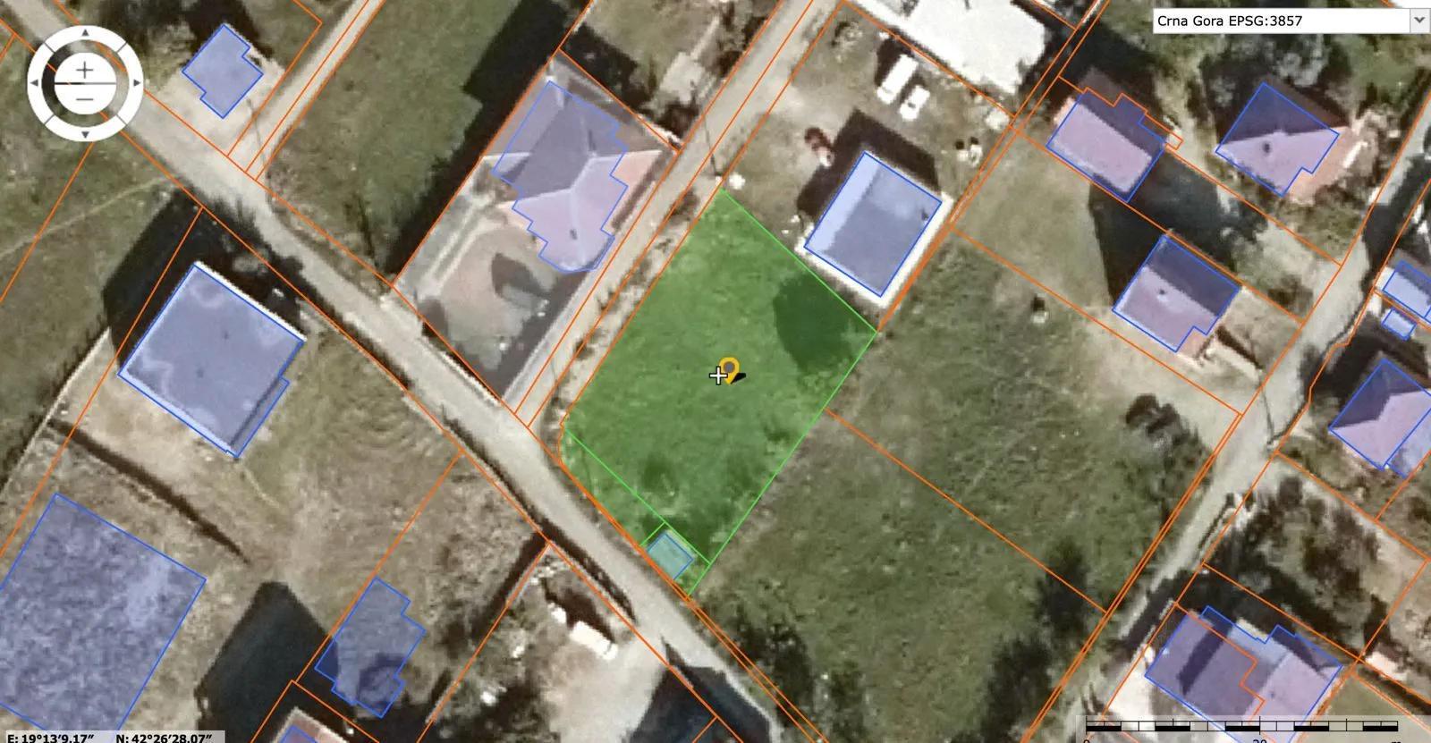 Izdavanje, plac, 1000m², Gornja Gorica, Podgorica