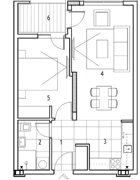 Prodaja, jednosoban stan, 44m², Medijana, Niš - image 3
