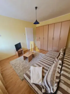 Dnevna soba sa kaučem, velikim plakarom i malim televizorom. - image 7