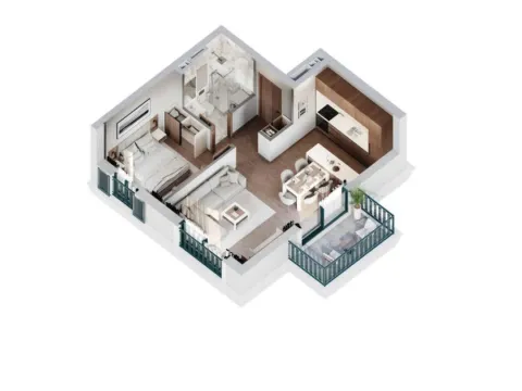 Prodaja, jednosoban stan, 41m², Kumbor, Herceg Novi - image 3