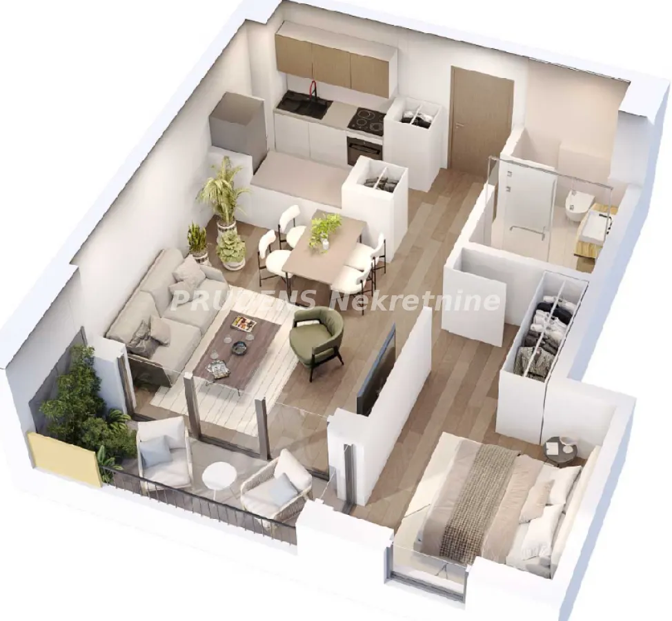 Prodaja, dvosoban stan, 46m², Kluz, Zvezdara Sve Podlokacije