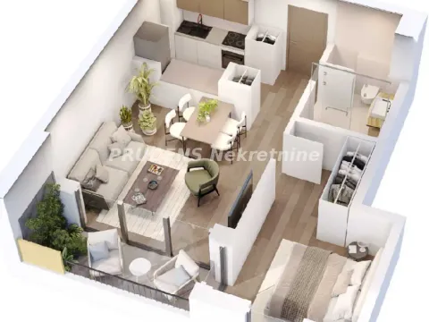 Sale, two bedroom apartment, 46m², Kluz, Zvezdara Sve Podlokacije - image 5