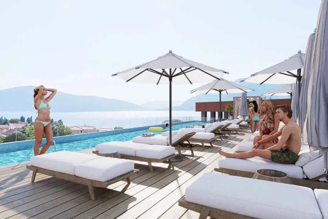 Sale, two bedroom apartment, 42m², Tivat, Crna Gora