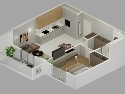 Sale, one bedroom apartment, 57m², Bjeliši, Bar - image 5