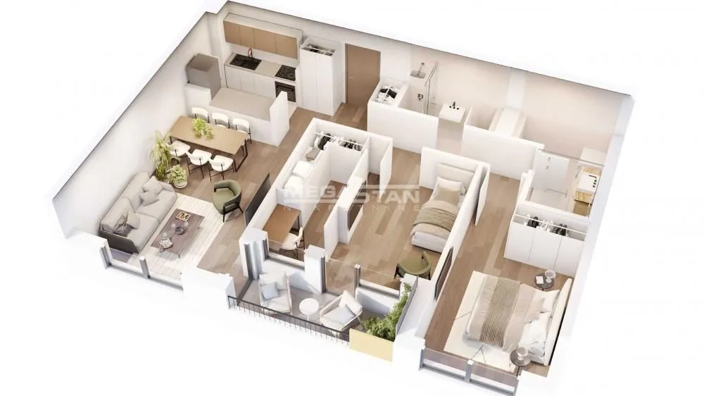 Sale, three bedroom apartment, 77m², Zvezdara Sve Podlokacije, Beograd