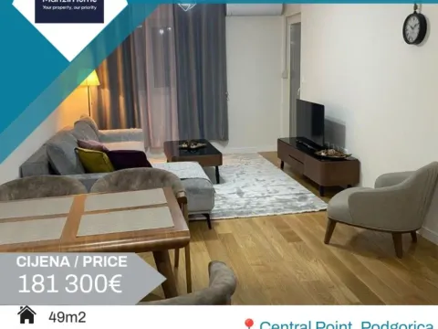 Prodaja, jednosoban stan, 49m2, Central Point, Podgorica Prodaja, jednosoban stan, 49m2, Central Point, Podgorica