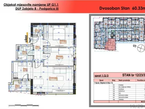 Sale, one bedroom apartment, 49m², Zabjelo, Podgorica - image 16
