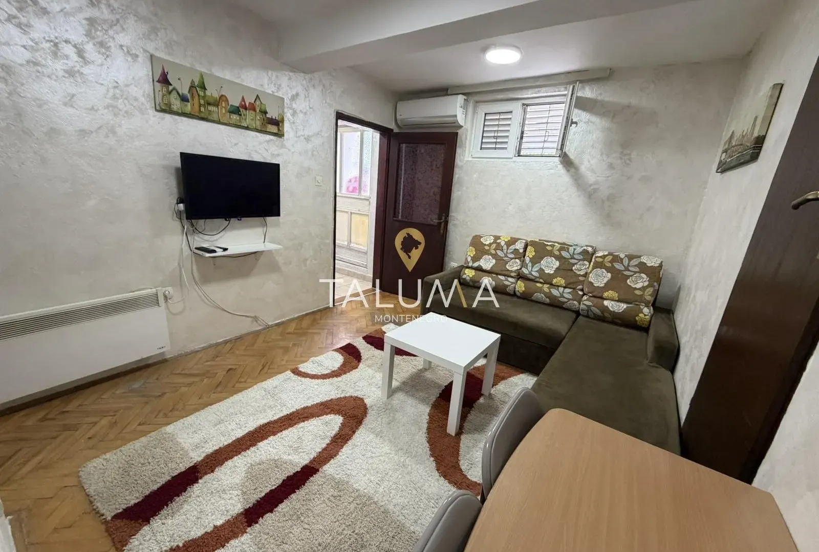 Rent, one bedroom apartment, 40m², Tološi, Podgorica