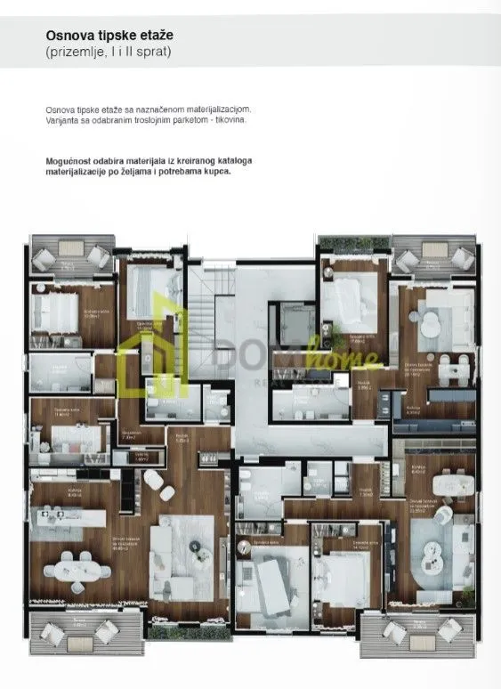 Prodaja, dvosoban stan, 86m², Donja Gorica, Podgorica