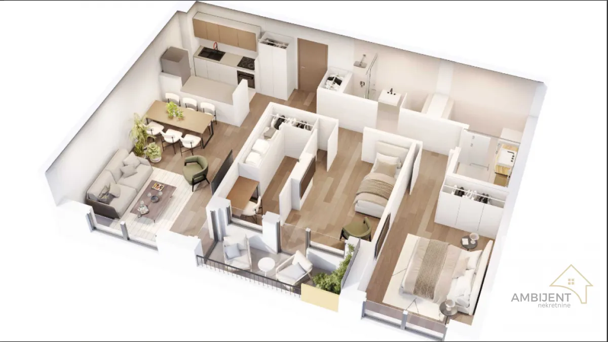 Sale, three bedroom apartment, 76m², Bul Kralja Aleksandra, Zvezdara Sve Podlokacije
