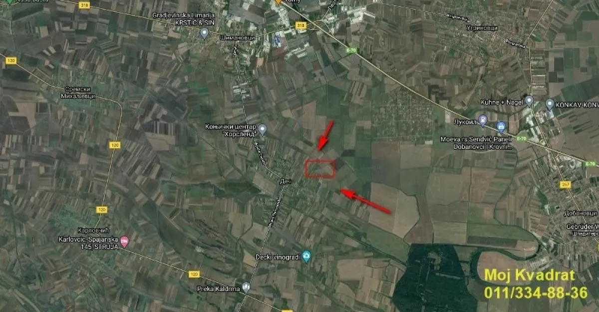 Prodaja, plac, 8800m², Deč, Pećinci