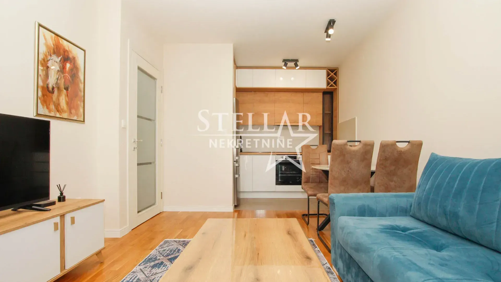 Rent, one bedroom apartment, 39m², Tuški Put, Podgorica