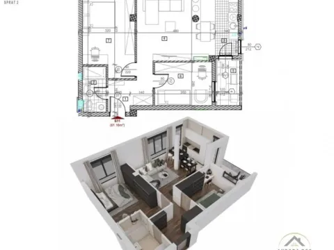 Prodaja, trosoban stan, 61m², Telep, Novi Sad Sve Podlokacije