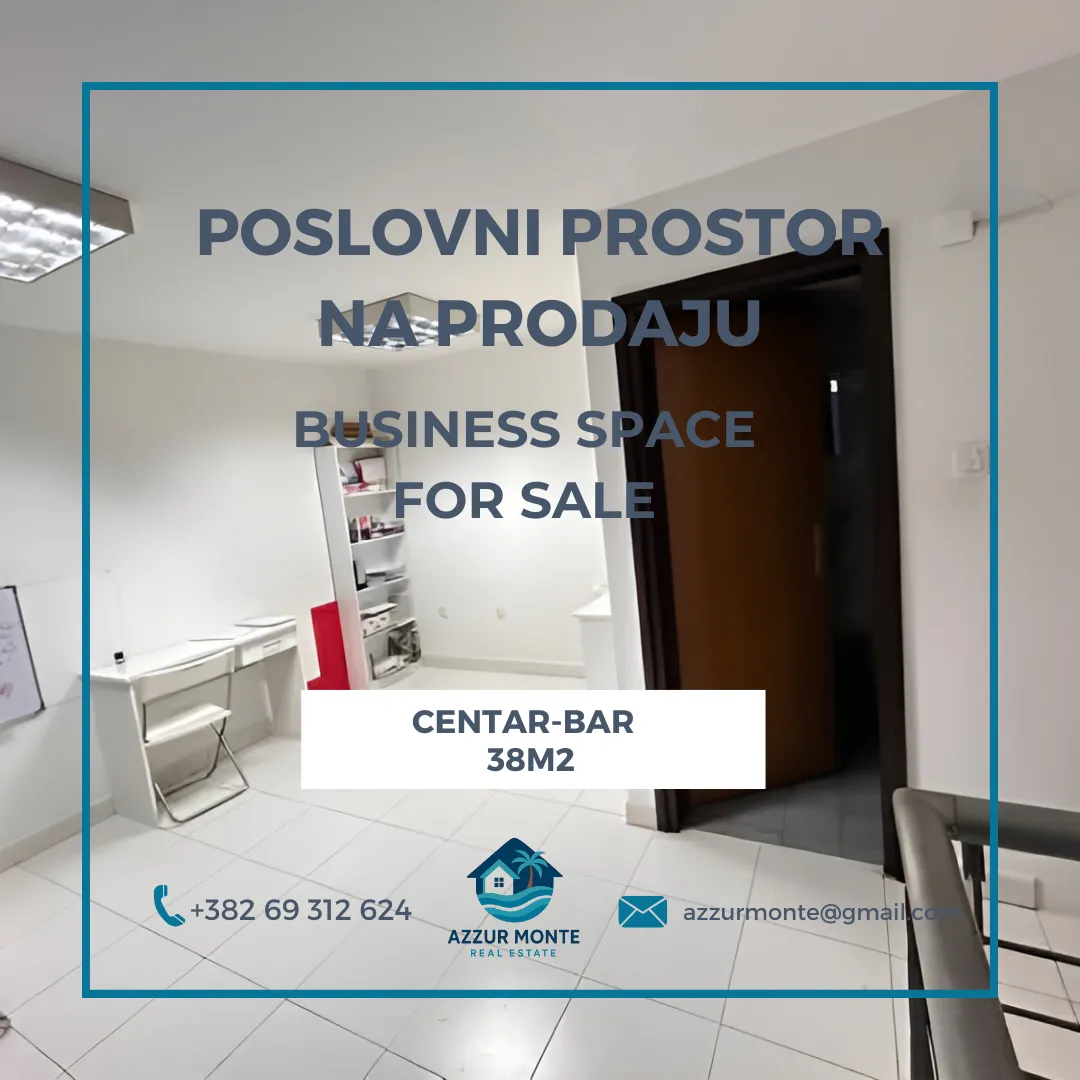 Sale, office space, 38m², Centar, Bar