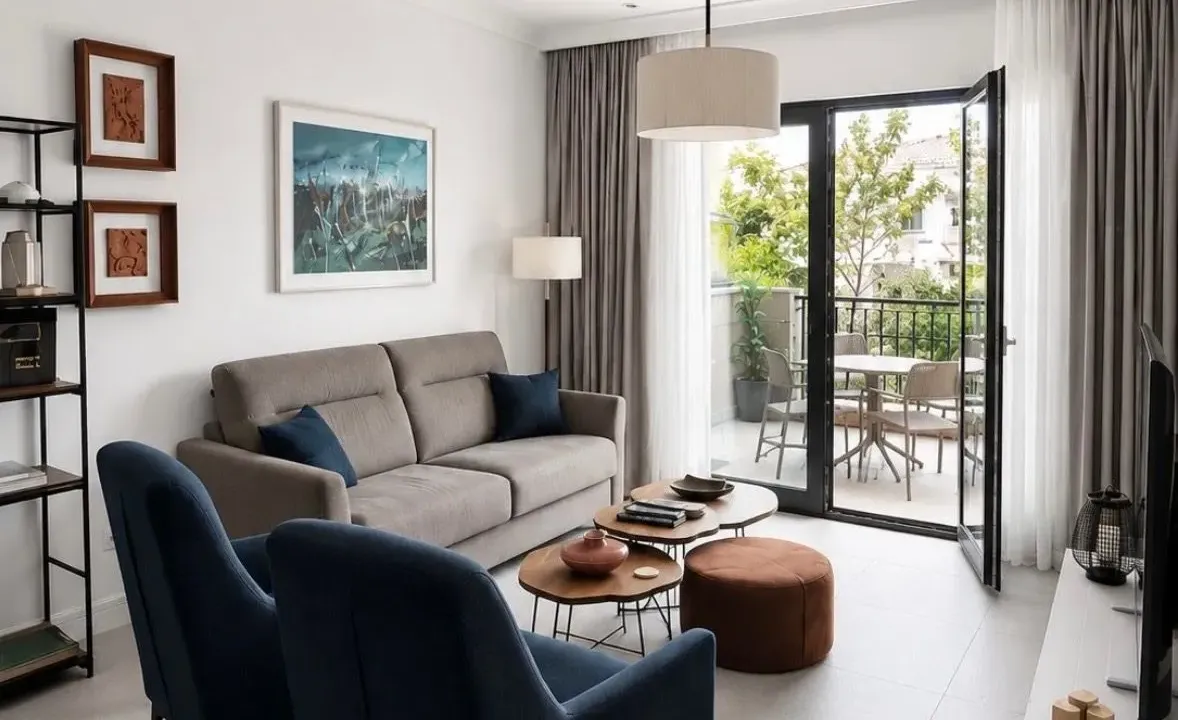 Rent, one bedroom apartment, 60m², Luštica Bay, Tivat