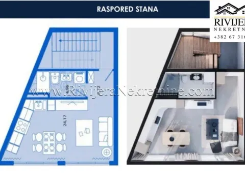 Prodaja, stan, 32m², Centar, Tivat - image 5