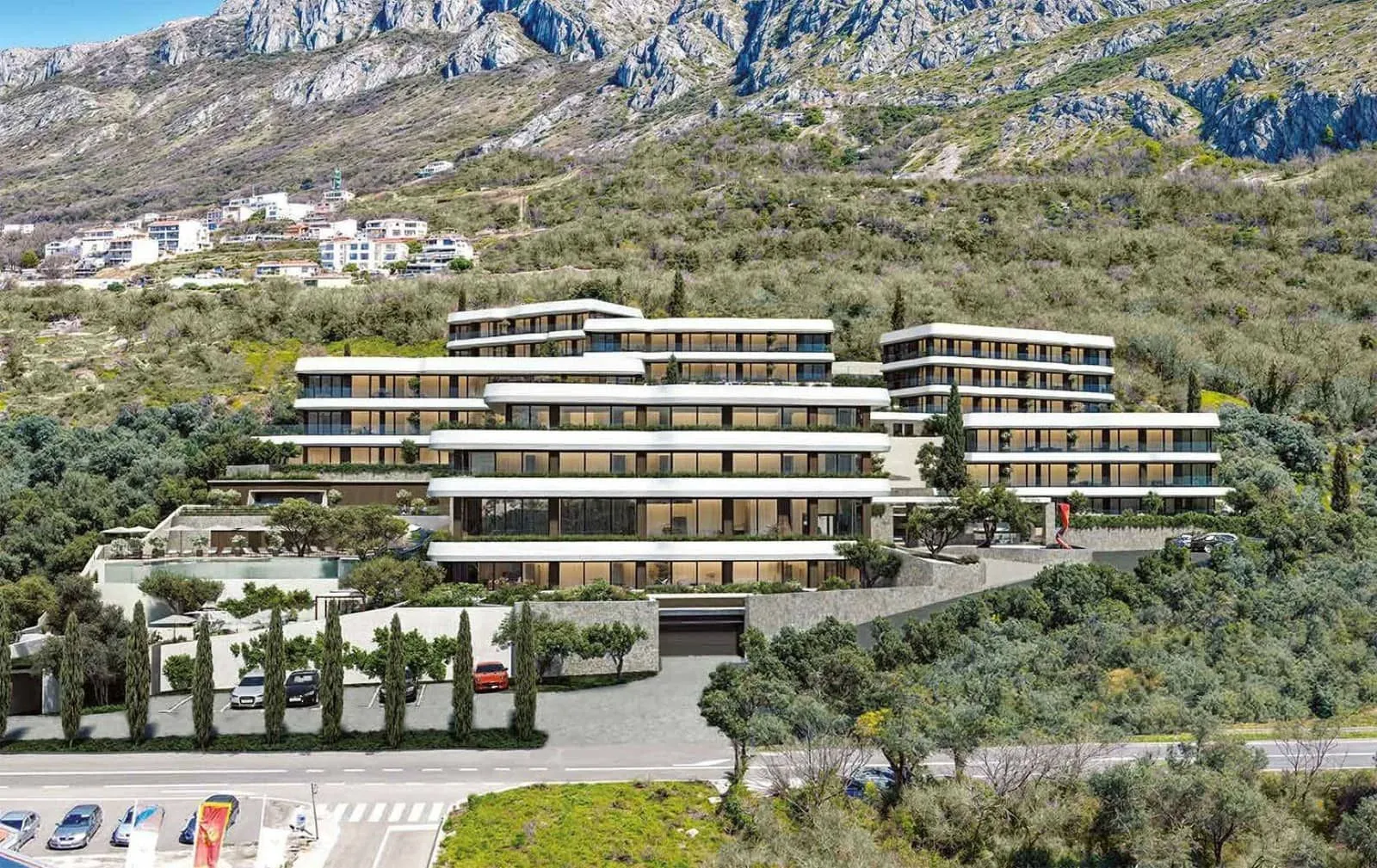 Prodaja, dvosoban stan, 75m², Reževići, Budva