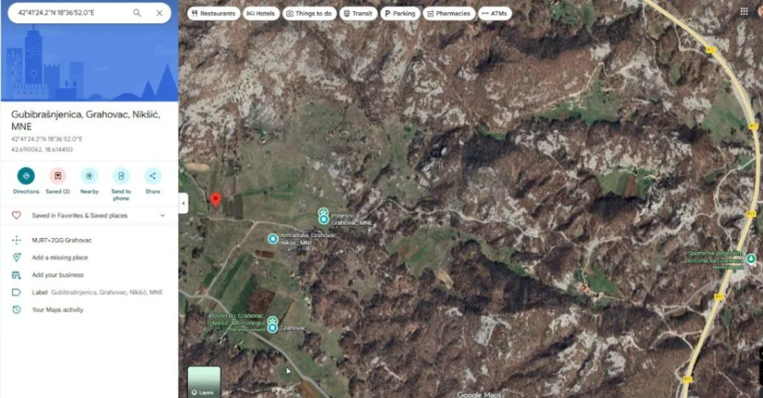 Prodaja, plac, 2741m², Grahovac, Nikšić