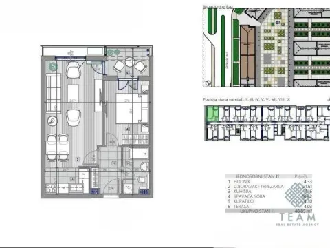 Prodaja, jednosoban stan, 49m², Central Point, Podgorica - image 3