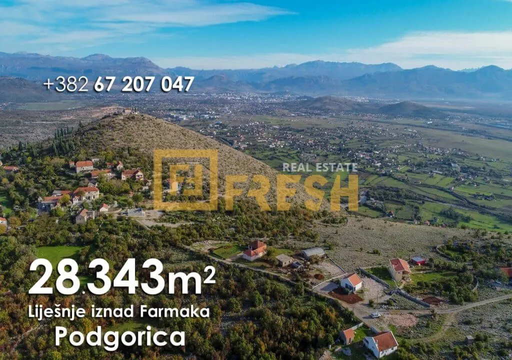 Prodaja, plac, 28343m², Kokoti, Podgorica