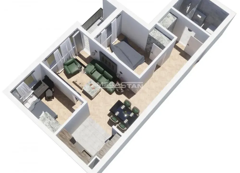 Prodaja, trosoban stan, 65m², Veliki Mokri Lug, Zvezdara Sve Podlokacije