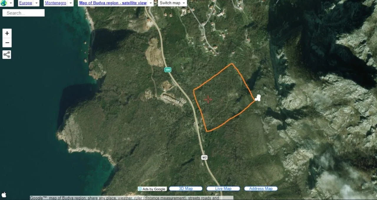 Prodaja, plac, 2650m², Budva, Crna Gora