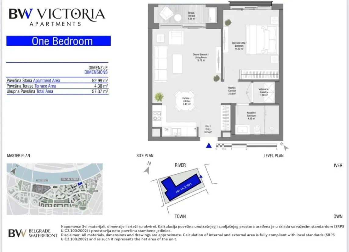 Prodaja, stan, 57m², Savski Venac, Beograd