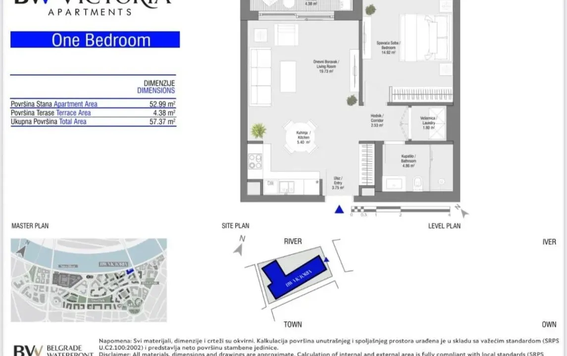 Prodaja, stan, 57m², Savski Venac, Beograd