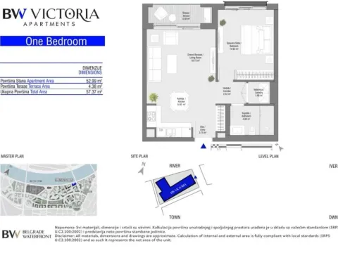 Prodaja, stan, 57m², Savski Venac, Beograd