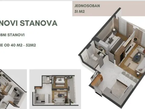 Prodaja, jednosoban stan, 43m², Bečići, Budva - image 3