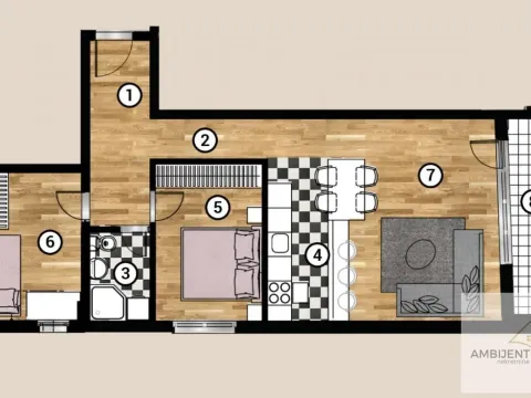 Prodaja, dvosoban stan, 64m², Nova Pazova, Stara Pazova - image 4