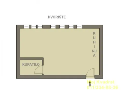 Sale, one bedroom apartment, 36m², Savski Venac, Beograd - image 8