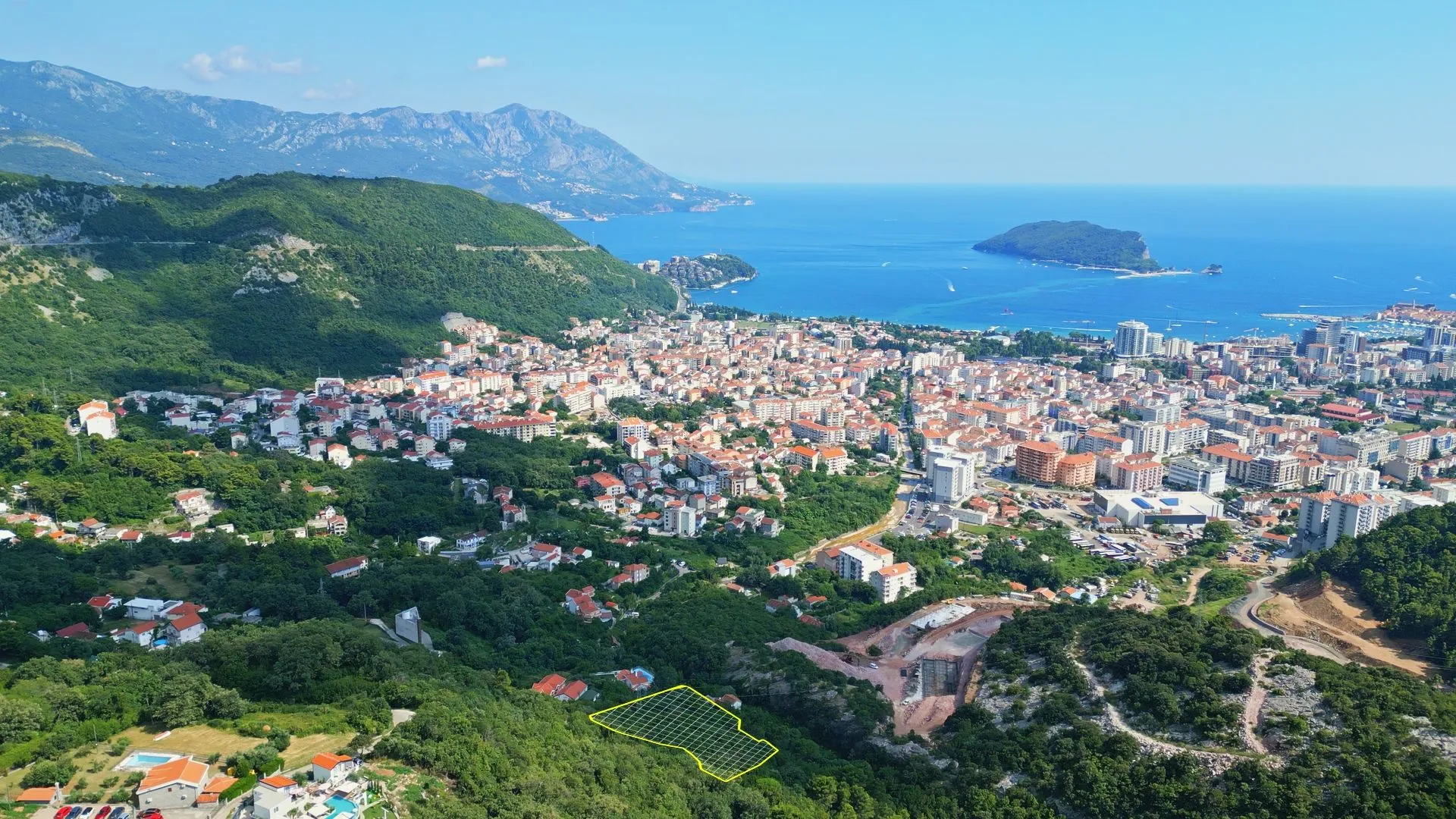 Prodaja, plac, 6126m², Budva, Crna Gora