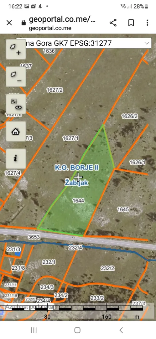 Prodaja, plac, 6607m², Borje, Žabljak
