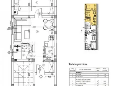Sale, one bedroom apartment, 38m², Adice, Novi Sad Sve Podlokacije - image 1