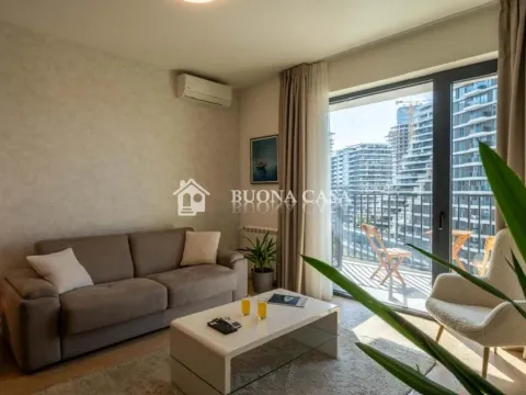 Izdavanje, dvosoban stan, 56m², Savski Venac, Beograd