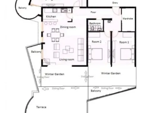 Sale, four bedroom apartment, 170m², Dobra Voda, Budva - image 10